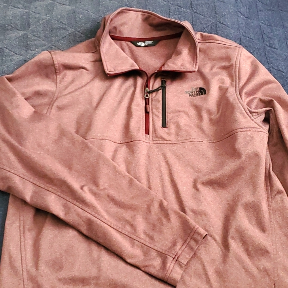 The North Face red pullover - size L